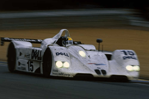 BMW on the Le Mans track